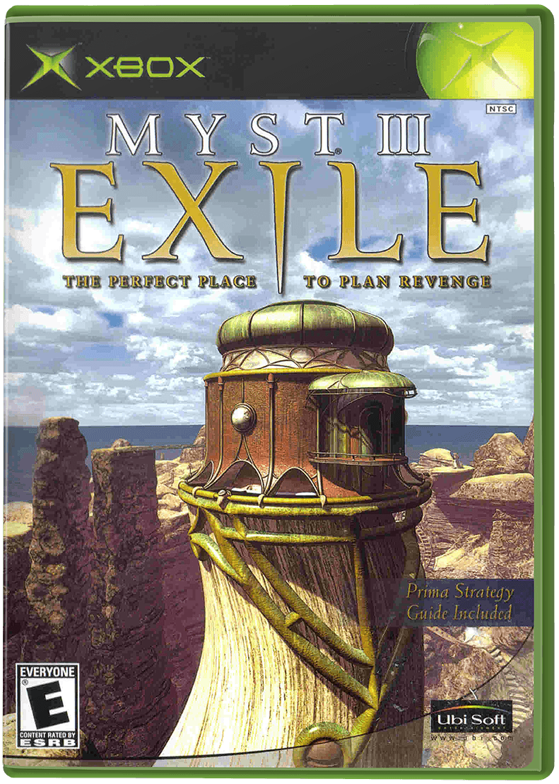 Myst 3 Exile box art for Xbox